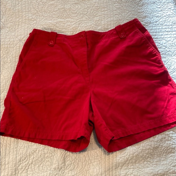 Lauren Ralph Lauren Red Shorts Tailored Fit - Picture 1 of 4